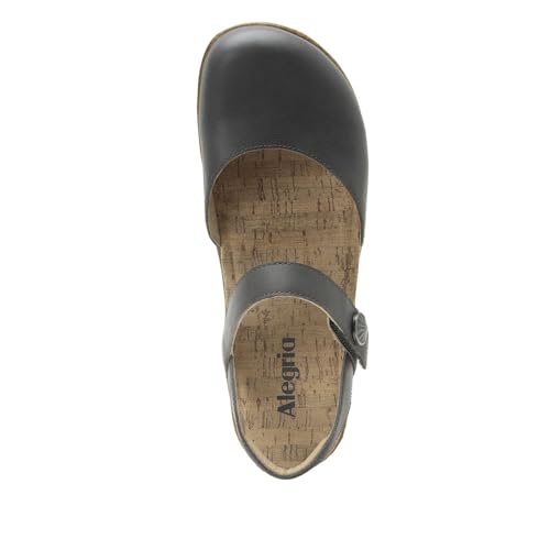 Image of Alegria Women's Opal Leather Shoes with Slingback Open Back Sandals