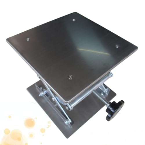 Table élévatrice manuelle Hemobllo réglage précis en acier pour atelier - 7