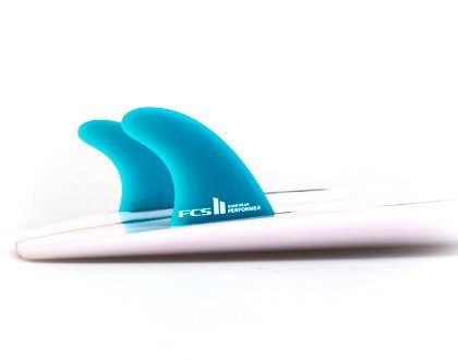FCS II Performer Neo Glass Quad Rear Surfboard Fins - Medium
