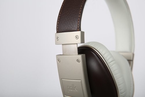 Polk Audio Buckle Headphones - Brown/Gold - With 3 Button Control And Microphone #TOP5