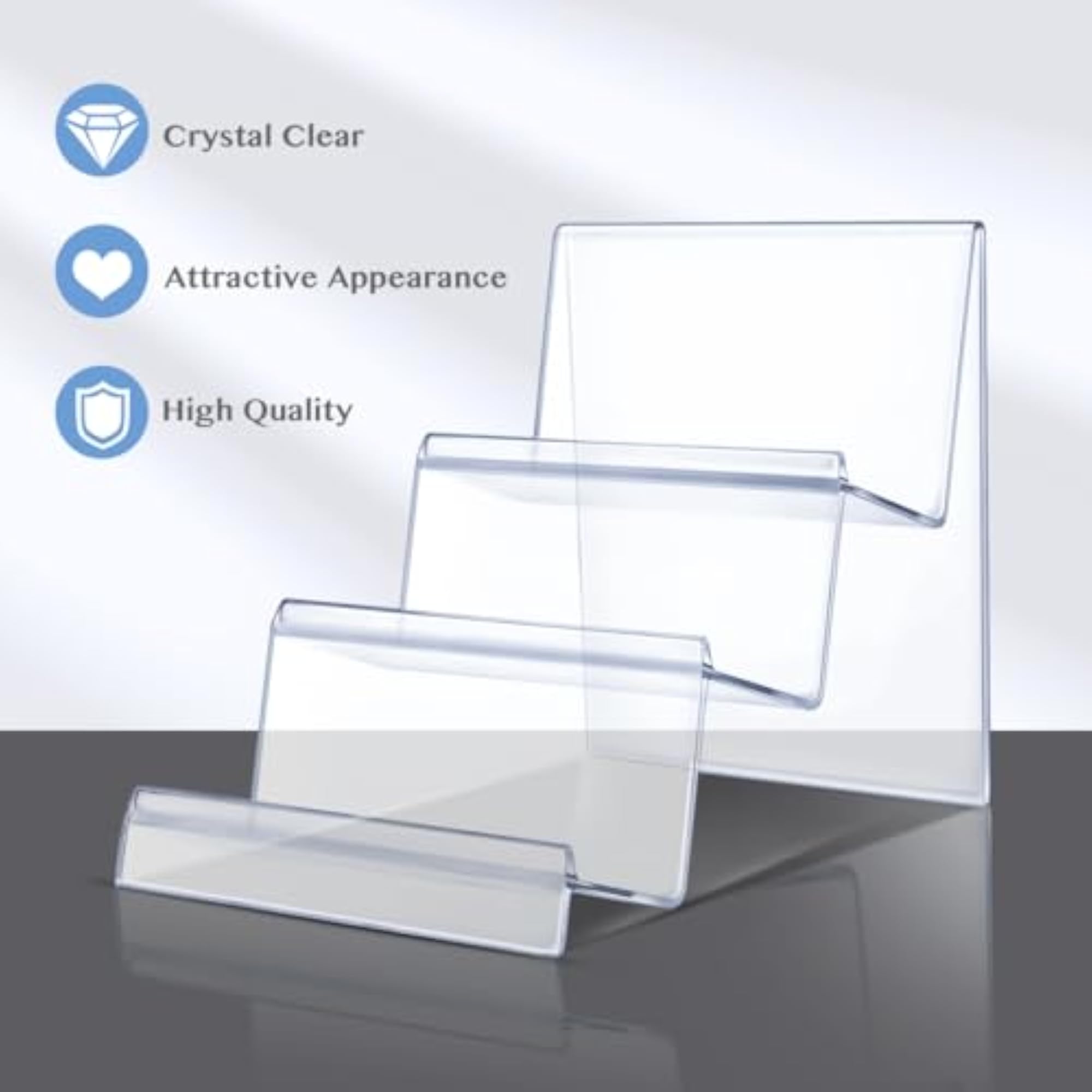 Acrylic Wallet Storage Rack Shelf