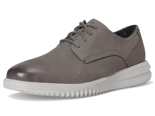Cole Haan Cole Haan, Men, Grand+ Plain Toe Oxford, Quiet Shade Nubuck/Microchip, 11.5, Wide