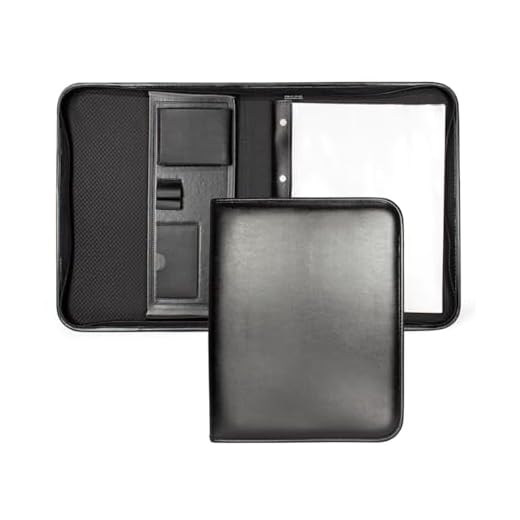 Pasta Executiva Representante em Couro Sintético com Envelopes Plásticos - INCORPAST 1662-20 Plásticos