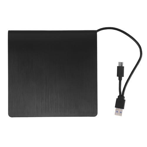 Lecteur CD DVD externe compact léger USB C noir anti panne de stockage