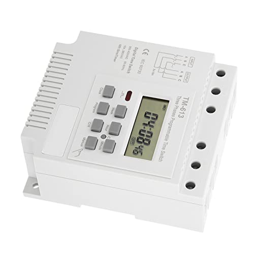 Interrupteur de minuterie triphasé 380V programmable pour moteur de pompe - 3