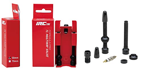 IRC TIRE (アイ・アール・シー) フォーミュラプロ チューブレス マルチウェイバルブ 50mm FORMULA PRO TL MULTIWAY VALVE 2本入