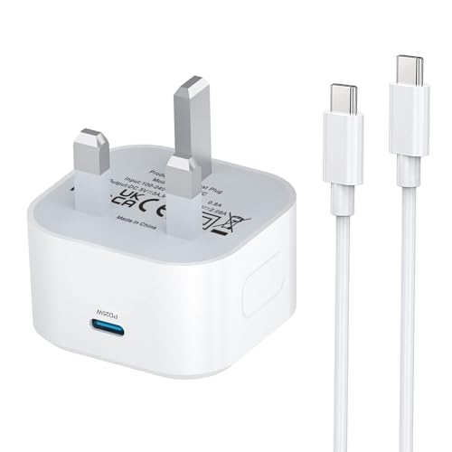 Google Pixel Fast Charger for Google Pixel 10/10 Pro/10 Pro XL/10 Pro Fold/9/9 Pro/9 Pro XL/9 Pro Fold/8 Pro/8/8A/7A/7/7 Pro/6A/6/6 Pro/5/iPhone 17 16 15/Samsung 25W USB Type C Plug and Charging Cable