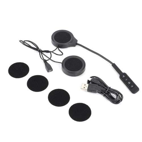 TKSE Cuffia Bluetooth portatile, IPX7, impermeabile, anti-interferenza, per motociclismo, equitazione,
