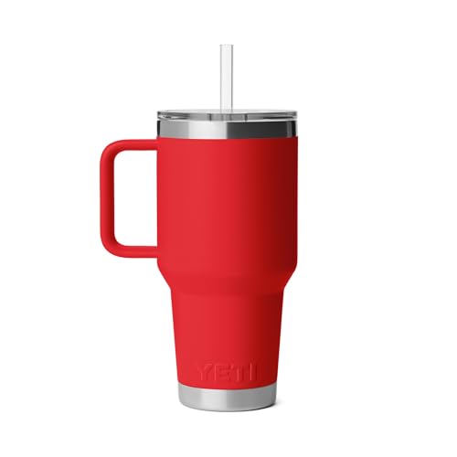 Image of YETI Rambler 35 oz Straw Mug 2.0, Rescue Red