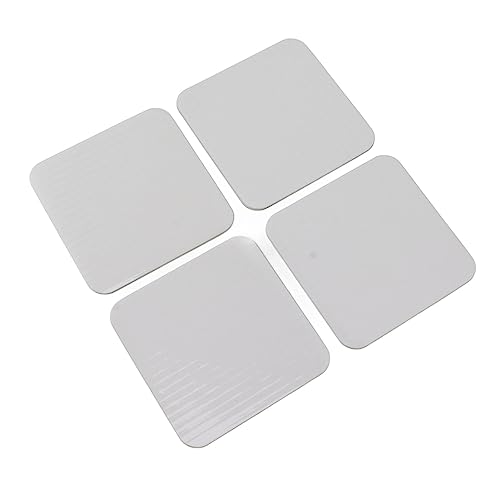 Ddewing 4 peças de tapete antiderrapante adesivos tapetes antiderrapantes aderências laváveis reutil