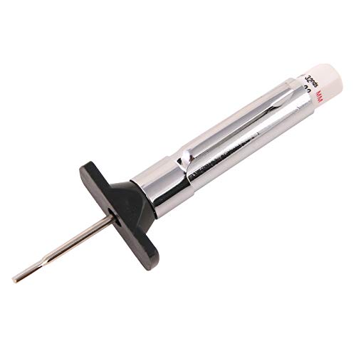 RockTrix Tire Tread Depth Gauge, Reads mm &amp; 32nds, Steel Barrel