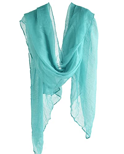 Image of Woogwin Women's Cotton Scarves Lady Light Soft Fashion Solid Scarf Wrap Shawl