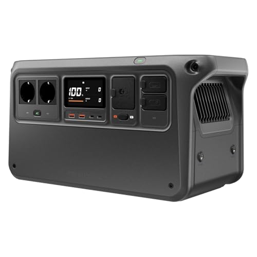 DJI Power 1000 V2 Tragbare Powerstation 1024Wh, 2600W Power Station Solar, LiFePO4 Akku, Kompakte...