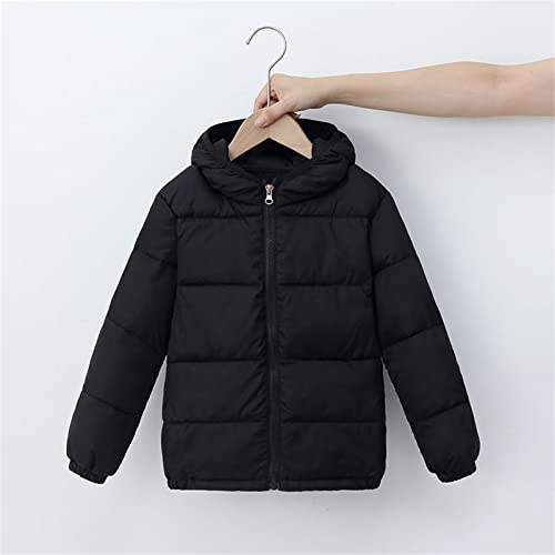 Warm Winter Jacket for Boys Warm Outerwear Solid Coats Hooded Down Fill Outwear and Pullover Windbreaker3