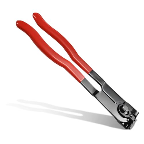 UHANBUT CV Boot Clamp Plier, Ear Type CV Boot Crimp Tool, Carbon Steel Axle Boot Clamp Plier, Universal Car Repair Tool for Most Cars