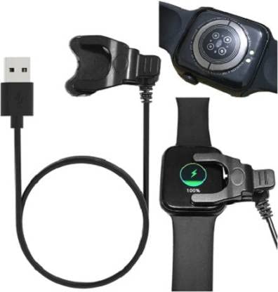 DUETMI Smartwatch Charger Adapter USB Charging Cable Clip Power Charge Cord for Mafam HW22 Sport Smart Watch Accessories Charging