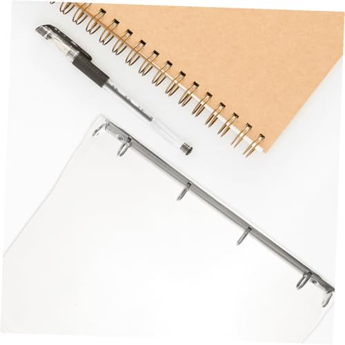 Abaodam 3個 透明活?? 多機能クリアファイル バインダー 対応 書類整理用 大容量ファイルホルダー オフィス 学校 家用耐久性プラスチック