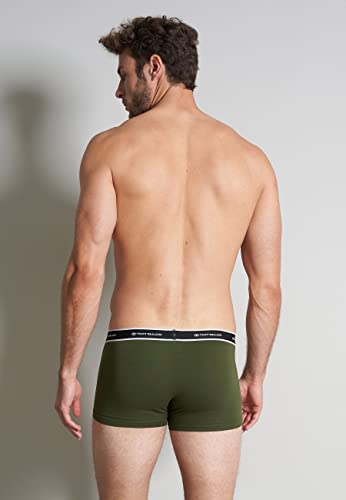 TOM TAILOR Herren Hip Pants grün Uni 2er Pack M 4