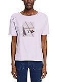 ESPRIT Damen 032EE1K330 T-Shirt, 560/LILAC, XL