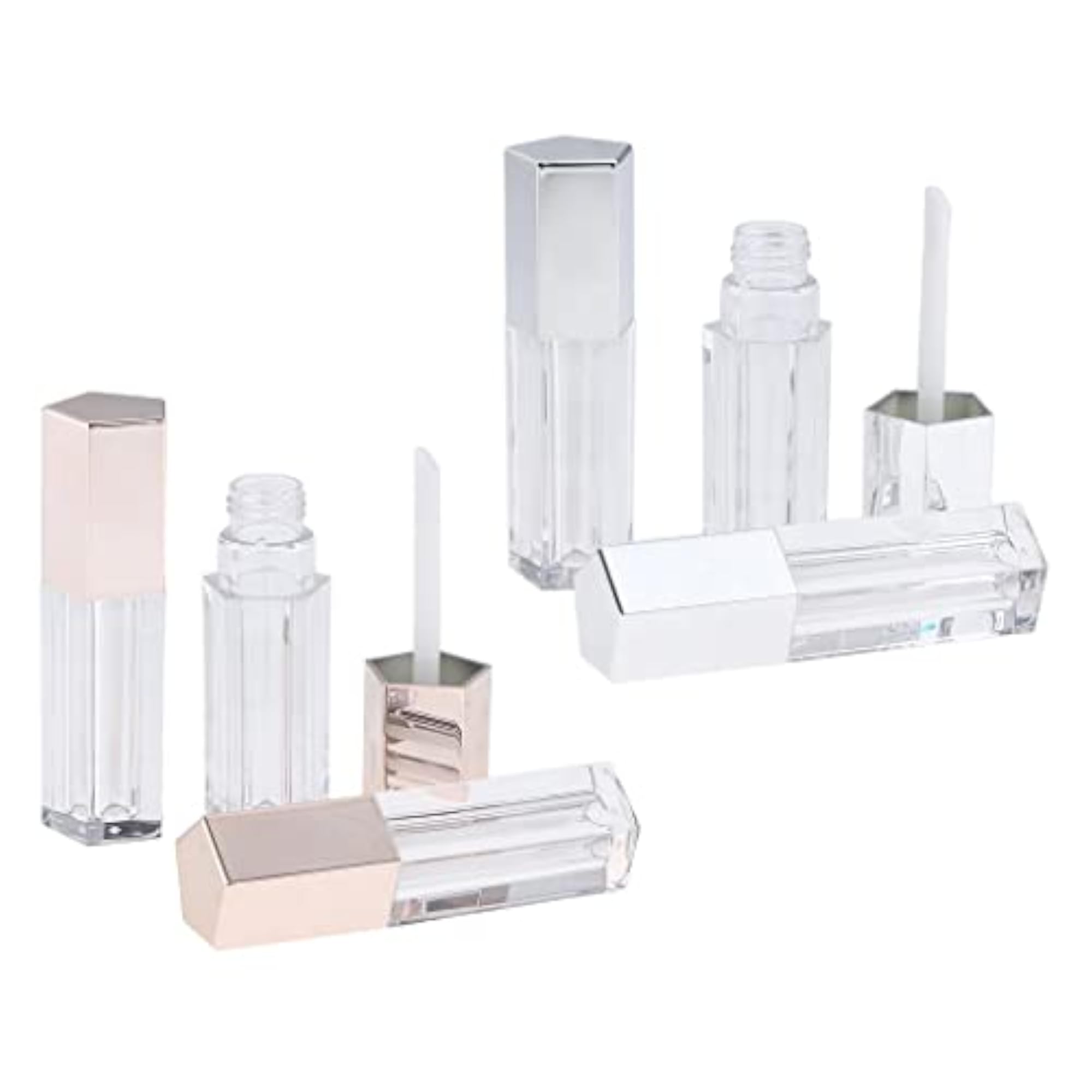 6x 5ml Empty Lip Gloss Tube Lip Balm Oil Bottle Set