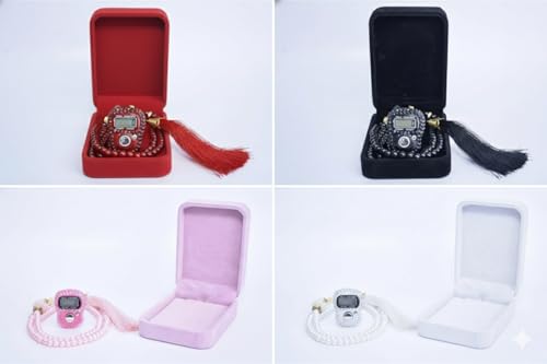 Image of Luxury Gifts Beads Prayer Tasbeeh with Digital Tally Counter Tasbih Gift Set (Random Colour)