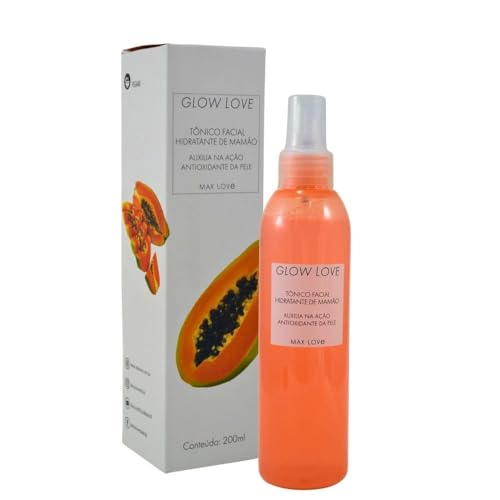 Max Love Tônico Facial Hidratante Glow Love Mamão 200ml
