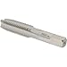 Hertel High-Speed Steel Straight Flute Tap, 3/4-10 UNC, 4 Flute, Plug Chamfer, Bright/Uncoated Finish, 4-1/4