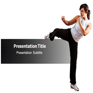 Self Defence Powerpoint Templates - Self Defence Powerpoint Template for Background