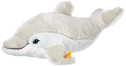 Steiff 063183 Cappy - Delfín de peluche color gris/blanco (35 cm) [Importado de Alemania]