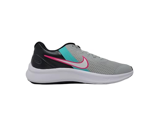 Nike Unisex-Child Star Runner 3 (TDV) Sneaker, Grey Fog/White-Black, 6.5 M US2