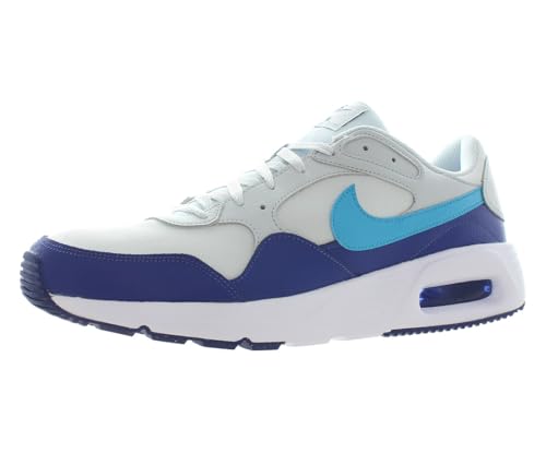 Image of Nike Air Max Sc Mens Shoes Size 8.5, Color: Pure Platinum /Core Blue /Flash White-White