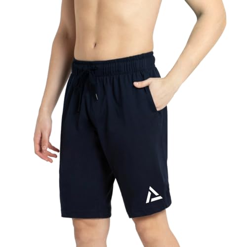Image of KART BLACK Plus Sizes Men's Cotton Knee Length Shorts(M,L,XL,XXL,3XL,4XL,5XL Shorts) | Casual and Night Wear Mens Shorts