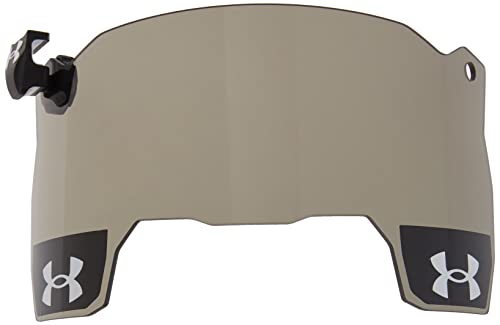 Under Armour Men's Adult Football Eyeshield Visor Shield Wrap Sunglasses, Grey Black, 99/012