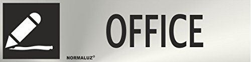 Informativa Office Acero Inoxidable Adhesivo De 0'8Mm 50 X 200 Mm En Oferta Normaluz Rd707080 - Señal Adhesiva Rectangular Office Acero Inoxidable Adhesivo 0,8 Mm 5X20 Cm Con Cte, Ripci