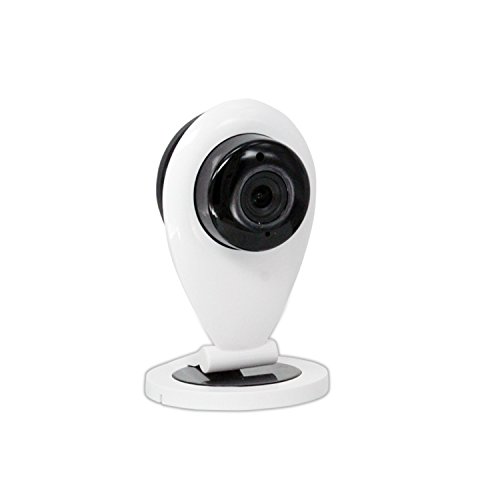 Netzwerk IP Kamera, HD 720P WiFi-Kamera Überwachungs mit IR Cut, Stereo 2 Wege Audio zum Gegensprechen, Videoaufzeichnung Überwachungskamera Für Haus