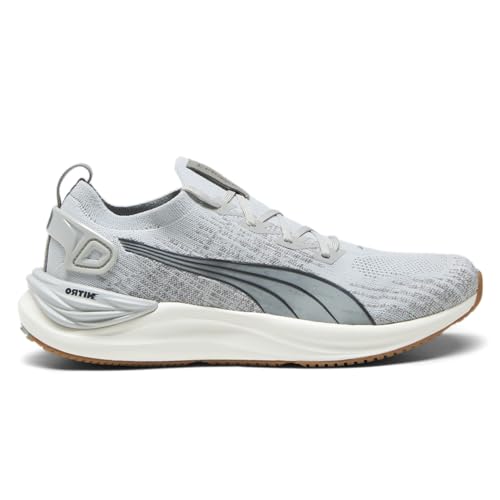 PUMA Mens Electrify Nitro 3 Knit Running Sneakers Shoes - Grey - Size 11 M