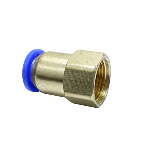 MOOCO MORNING 4mm/6mm/8mm/10mm/12mm OD * 1/8"/1/4"/3/8"/1/2" bspp Pneumatische Air Push In Quick Fitting Rechte Vrouwelijke Connector - Afbeelding 7
