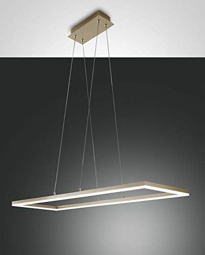 Suspension Bard LED Fabas Luce 52W or mat 92x32cm variable