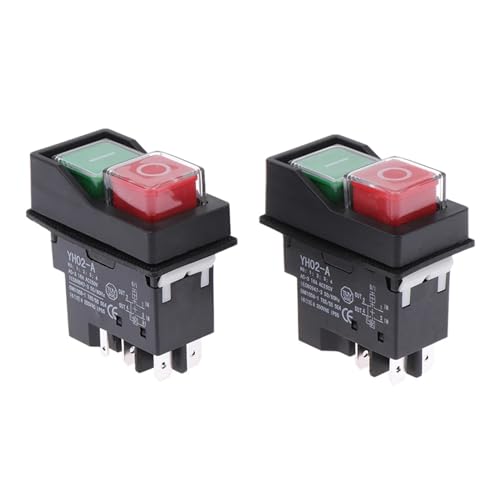 Interruptor de botón electromagnético KJD17 KLD-28 de arranque de protección de 5 pines 4