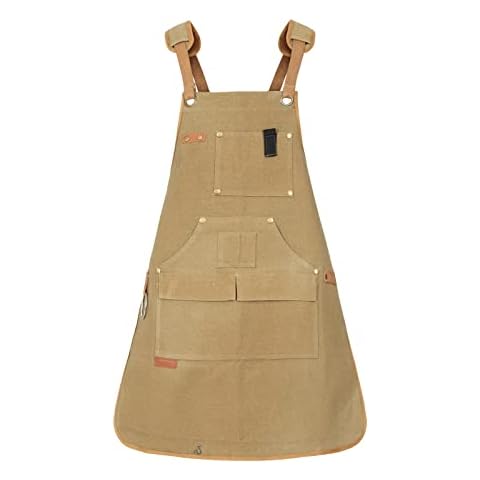 ArmaWEAR Wax Treated Heavy Duty Canvas Carpenters Artisans DIY Apron Mens Gift Cover
