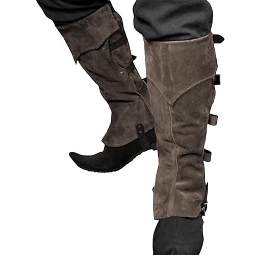 Housses de bottes médiévales pour homme cosplay et scènes de théâtre