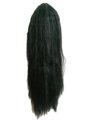 Image of BookMyCostume Long Black Hair Extension Wig - Perfect for Fancy Dress, Ma Kali Look & Dance Performance