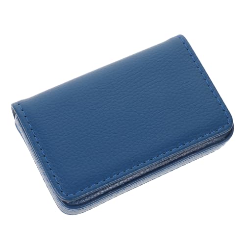 VINTORKY ブルー?枝名刺入れ 大容量仕け収納 名刺ケース 男女兼用 ポータブルオフィス用 密封設計 便利で持ち運びやすい