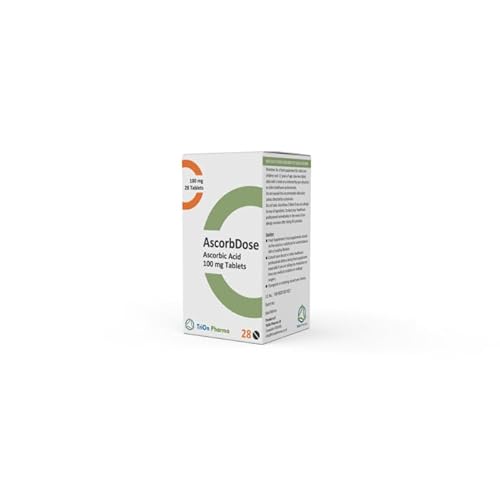 Vitamin C Ascorbic Acid 100mg Tablets, Pack of 28