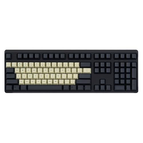 REALFORCE R4キーボード 対応 カラーキーキャップ セット 英語配列 タイプキー 青白橡(あおしろつるばみ) かなレス 昇華印刷 PBT R4AUSKCT5の商品画像（Amazon）