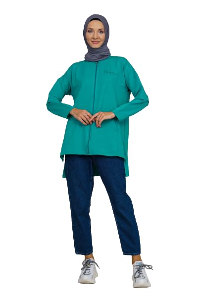 LamoraWomen's Top Zippered Tracksuit Set Long Sleeve Sweattop+Pant Sports Suits 2PCS Full Tracksuit