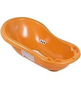 Hylat Baby Manguera de desagüe para bañera de bebé 84-102cm - Compatible con las marcas: Keeper, Maltex, Hylat, Tega, Lapsi, Blanco