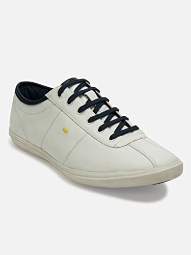 Image of ID White Man Leather Casual Shoe