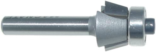 Magnate 3101 Bevel Trim With Bearing Router Bit - 15 Degree; 2 Flute; 1/4" Cutting Height