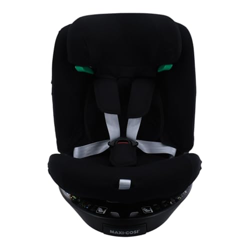 JYOKO Funda Compatible con Maxi Cosi Emerald 360 S i Size Hecha con algodón orgánico – Ajuste preciso y Tejido Transpirable para Mayor Confort. Estampado Black Series
